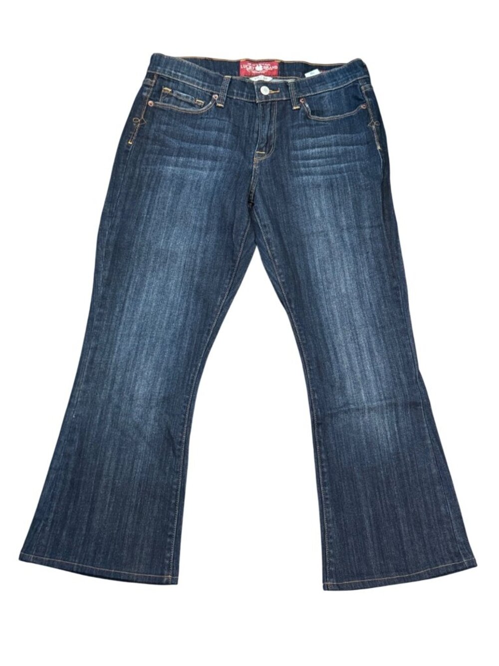 Lucky Brand Sofia Bootcut Womens Jeans 10/30 Medium Wash Flare Denim Ankle Lengt